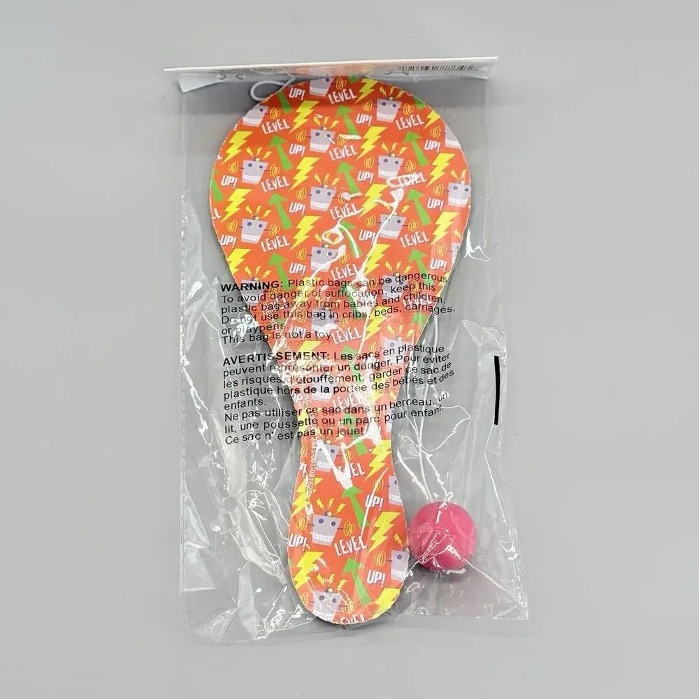 Paddle Ball with String Vintage Retro Toys Paddle Ball Set of 17 Party Holiday